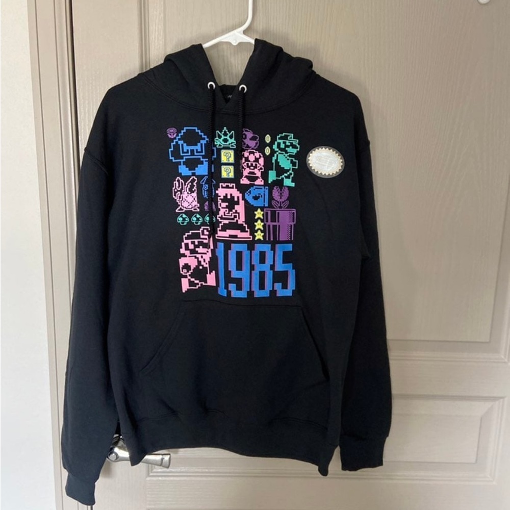 Super Mario Bros 35 Anniversary Hoodie S